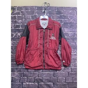 VTG Alabama Crimson Tide Jacket GStuff Collegiate Medium Red Black Roll Tide 80s